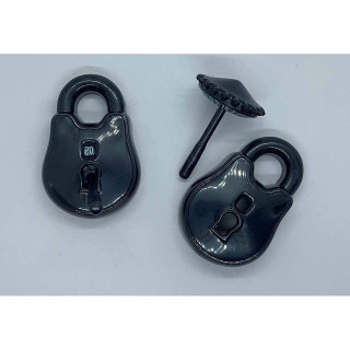 PolyHero Rogue d20 Lock and Pick Set Cold Iron