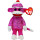 TY 41030 - Sockenaffe, 15 cm, leuchtend violett