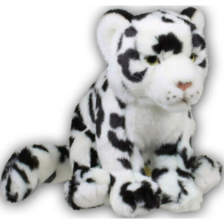 WWF WWF00045 Plüsch Schneeleopard Soft, realistisch gestaltetes Plüschtier, ca. 19 cm groß und wunderbar weich