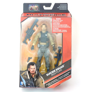 Suicide Squad Rick Flag Figur mit Bewaffnung Figurengröße ca 15 cm