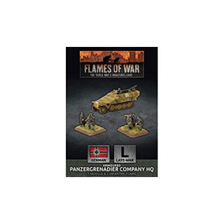 Flames of War: Spätkrieg: Deutsch: Panzergrenadier Company HQ (GBX68)