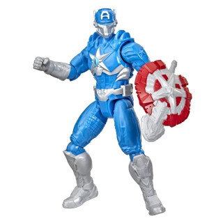 Hasbro Marvel Avengers Mech Strike Monster Hunters Captain America, 15 cm große Action-Figur, Spielzeug für Kinder ab 4 Jahren, Einheitsgröße, F4424
