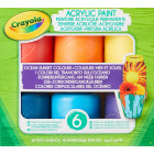 Crayola 6 Acryl-Temperafarben, Farben des...