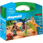 PLAYMOBIL PMB-SET05 Dinosaurier und Forscher Aktentasche...