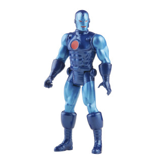 Hasbro Marvel Legends Series 9,5 cm große Retro 375 Collection Iron Man im Tarnanzug Action-Figur