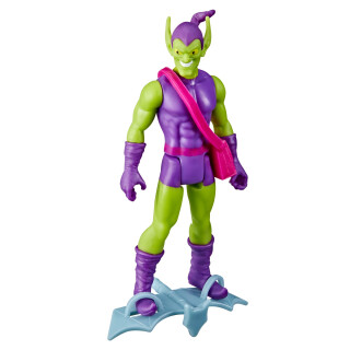 Hasbro Marvel Legends Series 9,5 cm große Retro 375 Collection Green Goblin Action-Figur, 2 Accessoires