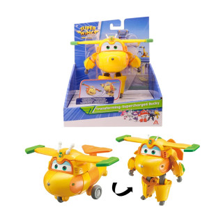 Super Wings EU740273 Bucky 5 Transforming Supercharged Character Toys for 3+ Years Old Boys Girls, Yellow