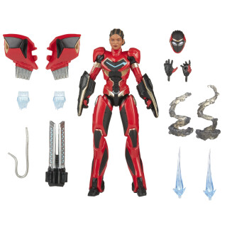 Hasbro Marvel Legends Black Panther Wakanda Forever, 15 cm große Ironheart Action-Figur, 8 Accessoires, F5783