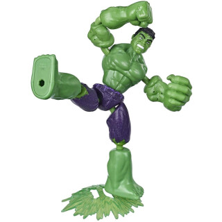 Hasbro Marvel Avengers Bend And Flex Action-Figur, 15 cm große biegbare Hulk Figur, enthält ein Effekt-Accessoire, für Kids ab 6 Jahren