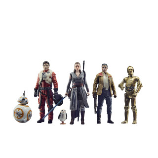Hasbro F1419 Star Wars Celebrate The Saga Spielzeuge Der Widerstand Figuren Set, 9,5 cm große Action-Figuren zum Sammeln 6er-Pack, für Kids ab 4 Jahren