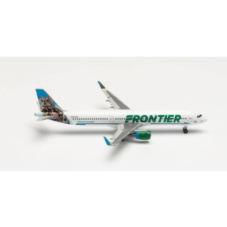 herpa 535830 Frontier Airlines Airbus A321 Modell Flugzeug Modellbau Miniaturmodelle Sammlerstück