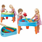 FEBER- Spielinsel Tisch, Spieltisch mit Abdeckung und...