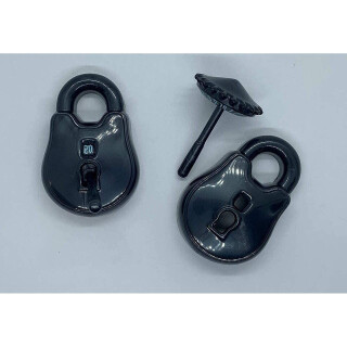PolyHero Rogue d20 Lock and Pick Set Cold Iron