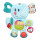Playskool Entdeckerspaß Elefant, Stoffspielzeug für Babys in der Bauchlage ab 3 Monaten, Blau (Amazon Exclusive)