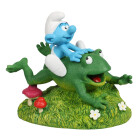 Aqua Della Collectible Figurine The Smurfs, Riding on The...