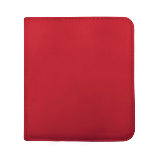 UP - 12-Pocket Zippered PRO-Binder - Red