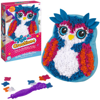 Party town Fun Creation Eule Kissen, Bastelset für Mädchen zum Dekorieren von Kissen, Spielzeug für Mädchen 5 Jahre oder mehr, Spielzeug für Mädchen 5 Jahre, Geschenk für Mädchen 5 Jahre