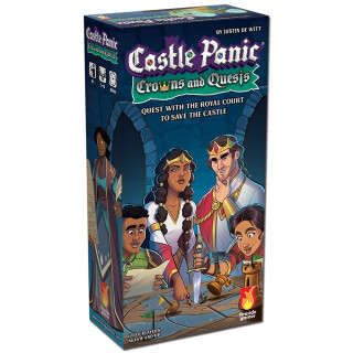 Fireside Games | Castle Panic Crowns and Quests Erweiterung | Brettspiel | ab 8 Jahren | 1-6 Spieler | über 60 Minuten Spielzeit