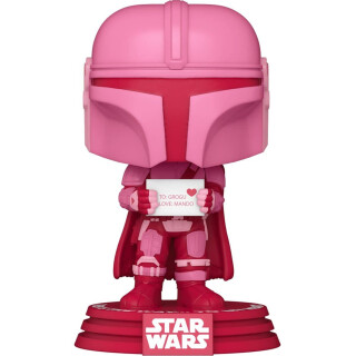 Funko POP! Star Wars: Valentines - Mandalorian - The Mandalorian - Vinyl-Sammelfigur - Geschenkidee - Offizielle Handelswaren - Spielzeug Für Kinder und Erwachsene - TV Fans - Modellfigur Für Sammler