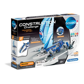 Clementoni 59108 Clementoni - 59108 - Construction Challenge - Trimaran und Jetski