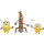 Mattel Minions GMF17 - Minions: Auf der Suche nach dem Mini-Boss, Kampfsport-Minions (ca. 16cm), bewegliche undinteraktive Actionfigur mit Kung-Fu-Zubehörteilen, tolles Geschenk, ab 4 Jahren