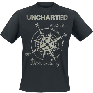 DIFUZED Uncharted - Herren Männer Jungen Kurzarm T-Shirt