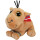 Ty - Plüsch - Beanie Boos - Kamel - Jamal - Braun mit rotem Buckel - Große goldene Augen und Glitzer - Der weiche Puppe mit großen funkelnden Augen - 28 cm - 36452