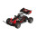 Nikko 10042 Race Buggies Night Panther, ferngesteuertes RC Auto, Offroad Fahrzeug bis 7,5 km/hdirektionale Fernbedienung 2,4 Ghz, für Kinder ab 6 Jahre, Buggy ca. 23 cm, Rot/Schwarz
