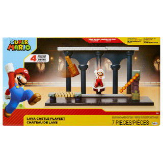 Jakks Pacific Nintendo Super Mario 2.5" Lava Castle Playset