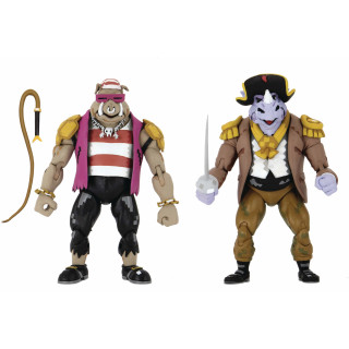 Teenage Mutant Ninja Turtles: Turtles In Time - 7 Scale Action Figure - Pirate Rocksteady & Bebop 2-Pack"
