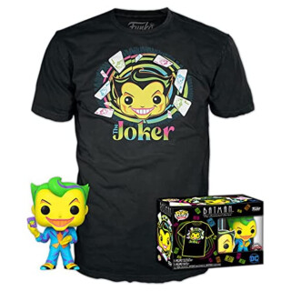 Funko Pop! & Tee: DC - Joker - (BKLT) - Extra Large - (XL) - DC Comics - T-Shirt - Kleidung mit Vinyl-Sammelfigur - Geschenkidee - Spielzeug und Kurzärmeliges Top Für Erwachsene Männer