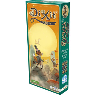 Libellud, Dixit Expansion 4: Origins, Board Game, Ages 8+, 3 to 8 Players, 30 Minutes Playing Time