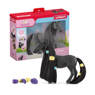 schleich 42581 Beauty Horse Criollo Definitivo Stute , für Kinder ab 4+ Jahren, HORSE CLUB Sofias Beauties - Spielset