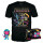 Funko Pop! & Tee: Marvel - Thanos - (BKLT) - Large - (L) - T-Shirt - Kleidung mit Vinyl-Sammelfigur - Geschenkidee - Spielzeug und Kurzärmeliges Top Für Erwachsene Männer und Frauen
