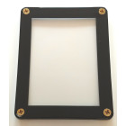 Docsmagic.de 1-Card Black Frame Screw Down Display Case Holder