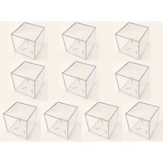 10 x Docsmagic.de Baseball Acrylic Display Case Holder with Grandstand - UV Safe