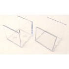 10 x Docsmagic.de Baseball Acrylic Display Case Holder with Grandstand - UV Safe