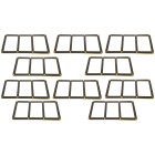 10 x Docsmagic.de 3-Card Black Frame Screw Down Display Case Holder