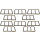 10 x Docsmagic.de 3-Card Black Frame Screw Down Display Case Holder