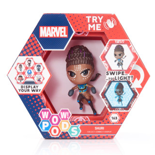 Wow! PODS Avengers Collection – Black Panther Shuri | Superhelden-Figur mit Wackelkopf | Offizielles Marvel-Sammelspielzeug & Geschenke, Black Panther-Kollektion – Shuri