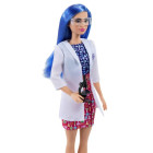 Barbie HCN11 - Wissenschaftlerin-Puppe (30 cm), blaue...