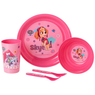 Paw Patrol 4620BL-5886 Breakfast/Lunch and Dinner Set, Pink