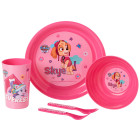 Paw Patrol 4620BL-5886 Breakfast/Lunch and Dinner Set, Pink