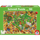 Schmidt Spiele 56367 Labyrinth, 150 Teile Kinderpuzzle, Bunt