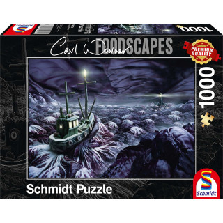 Schmidt 59374 - Carl Warner - Puzzle 1000 teile , Stürmische See