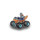 Dickie Toys 203141015 Giantz PJ Masks Single Pack Mega Wheelz, inkl. Cat-Car-Figur, große Reifen, 1:64, 9 cm