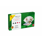 Spielkartenkassette: Skat, Rommé, Bridge, Canaster