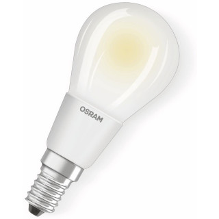 Osram LED SuperStar Classic P Lampe, in Tropfenform mit E14-Sockel, dimmbar, Ersetzt 60 Watt, Matt, Warmweiß - 2700 Kelvin, 1er-Pack