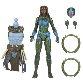 Hasbro Marvel Legends Series Black Panther Wakanda Forever, 15 cm große Marvels Nakia Figur, 5 Accessoires, 1 Build-A-Figure Element, F3676