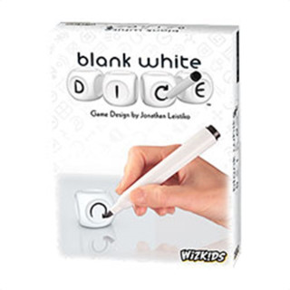 Blank White Dice - English